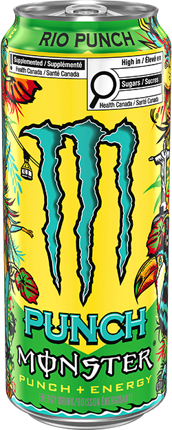 Monster Rio Punch can